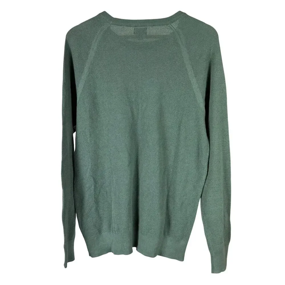 J. Crew Men's Crewneck Sweater Sage Green Size Large New With Tags Condition